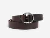 O-Ring Belt, Dark Brown